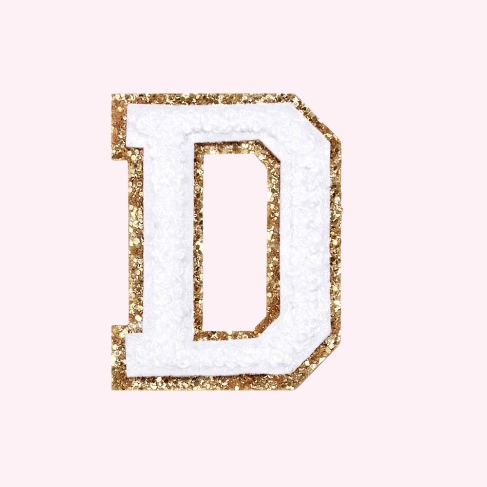 Stoney Clover Lane Mini Glitter Varsity Letter - D